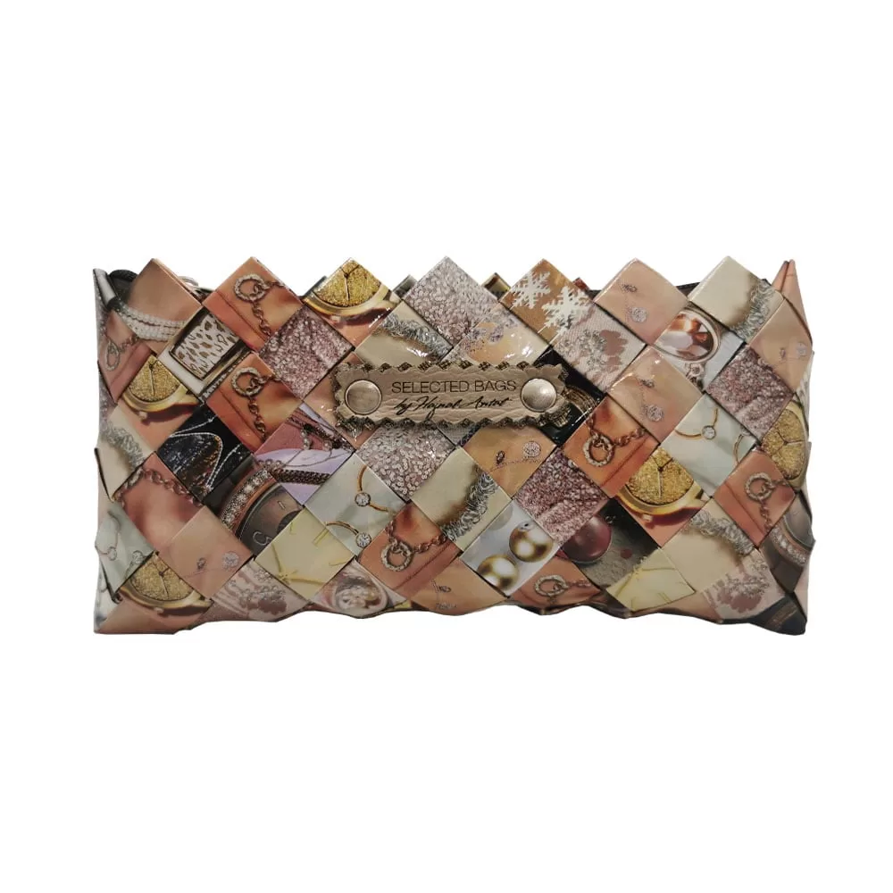 Brown Jewel Mini Purse