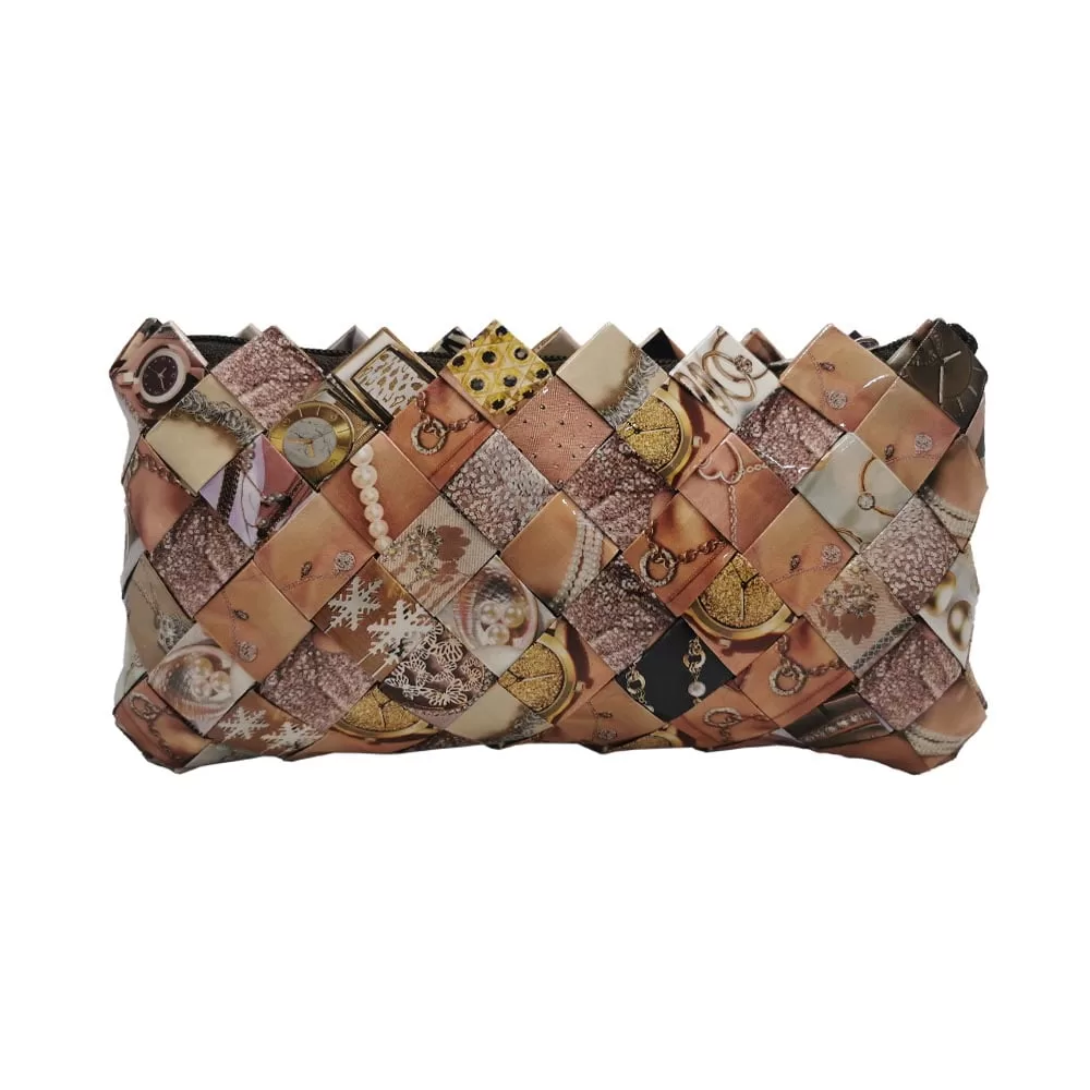 Brown Jewel Mini Purse - imagine 2