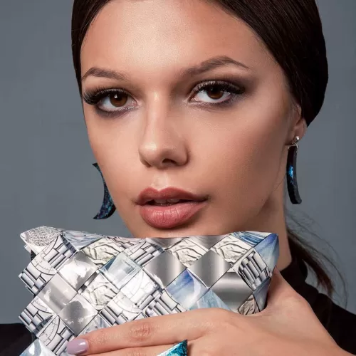 The Triangle Blue Ring