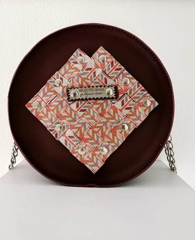 The burgundy LUNA bag - imagine 8