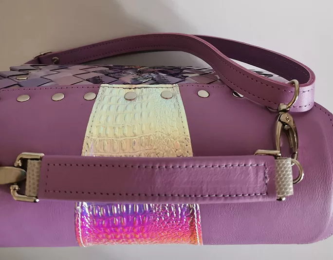 The light purple mini Infinity bag - imagine 3
